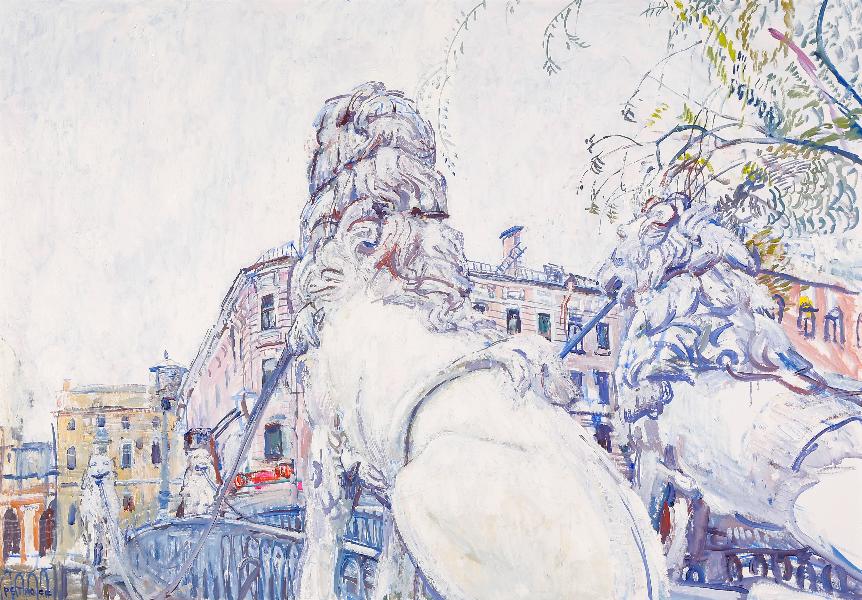 И. Петров. Белая ночь. Львиный мост. 2014